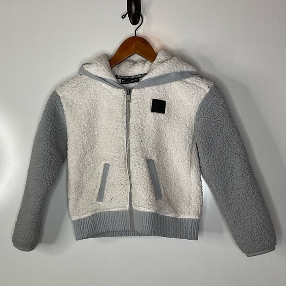 Under Armour Sherpa Full Zip Jacket Size Youth Small - Picture 1 of 6